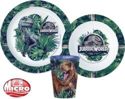 Carbotex Jurassic World étkészlet, micro műanyag szett (STF11147)