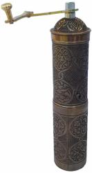 EHA Rasnita manuala traditionala pentru cafea/condimente, EHA, 21 cm, culoare alama antichizata (7980)