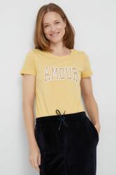 Gap t-shirt női, bézs - bézs M