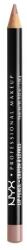 NYX Professional Makeup Slim Lip Pencil hosszan tartó krémes szájkontúrceruza árnyék 831 Mauve