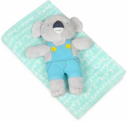 Babymatex Koala Mint pătură mini cu animal de pluș 75x100 cm 75x100 cm Lenjerii de pat bebelusi‎, patura bebelusi