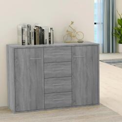 vidaXL Servantă, sonoma gri, 88x30x65 cm, lemn compozit (815370) Comoda