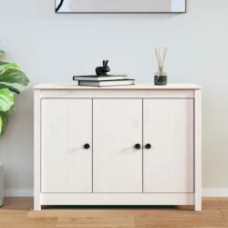 vidaXL Servantă, alb, 100x35x74 cm, lemn masiv de pin (814560) Comoda