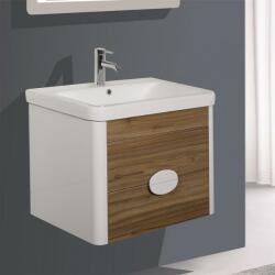 Inter Ceramic Конзолен PVC шкаф ICP 7046WOODEN с умивалник, 70x55x46см (7046 WOODEN)