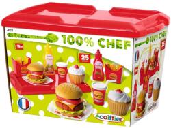 Ecoiffier Set de joacă Ecoiffier - Set Hamburger (2623) Bucatarie copii