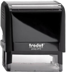 TRODAT Bélyegző TRODAT Printy 4.0 4915 fekete ház kék párna (4915/F K) - papir-bolt