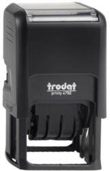 TRODAT Bélyegző TRODAT Printy 4.0 4750 dátum+szöveg UNG betűvel fekete párna (4750-P4-UNG-F) - papir-bolt