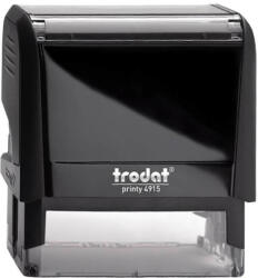 TRODAT Bélyegző TRODAT Printy 4.0 4915 fekete ház fekete párna (4915/F) - papir-bolt