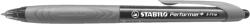 STABILO Golyóstoll 0, 35mm, Stabilo Performer+ 328XF, írásszín fekete (33943) - pencart