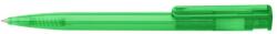 ICO Golyóstoll nyomógombos 0, 8mm, műanyag transparens zöld test, Ico Star, írásszín zöld (9010084028) - pencart