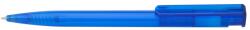 ICO Golyóstoll nyomógombos 0, 8mm, műanyag transparens kék test, Ico Star, írásszín kék (9010084027) - pencart