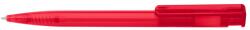ICO Golyóstoll nyomógombos 0, 8mm, műanyag transparens piros test, Ico Star, írásszín piros (9010084026) - pencart