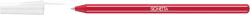 ICO Golyóstoll 0, 7mm, kupakos, Ico Signetta, írásszín piros (DBGTOLLSIGNPIR) - pencart