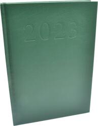 Bluering Határidőnapló agenda Standard A5, napi, fehérlapokkal (zöld) 2023. Bluering (19073)