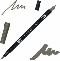 Tombow abt dual brush pen kétvégű filctoll - N49, warm grey 8