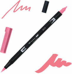 Tombow abt dual brush pen kétvégű filctoll - 803, pink punch