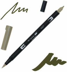 Tombow abt dual brush pen kétvégű filctoll - N57, warm gray 5