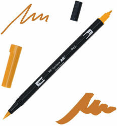 Tombow abt dual brush pen kétvégű filctoll - 946, gold ochre