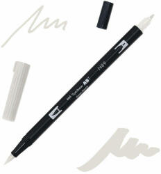 Tombow abt dual brush pen kétvégű filctoll - N89, warm gray 1