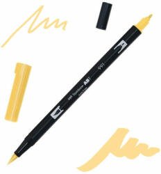 Tombow abt dual brush pen kétvégű filctoll - 991, light ochre