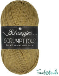 Scheepjes Scrumptious 327 Lemon Poppy Seed Loaf - sárga akril fonal