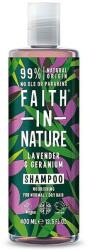 Faith in Nature natúr levendula és geránium sampon száraz hajra - 400 ml