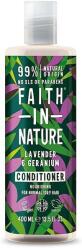 Faith in Nature natúr levendula-geránium hajkondícionáló - 400 ml