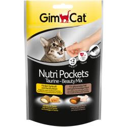 Gimborn Recompense pisici Gimcat Nutri Pockets cu taurina 150g