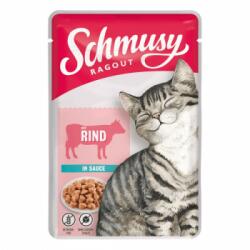 Schmusy Hrana umeda pisici Schmusy cu vita in sos plic 100 g