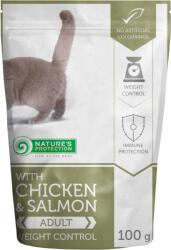 Nature's Protection Cat Weight Control Chicken&Salmon hrana umeda pisici plic 100 G