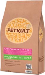 PETKULT Hrana uscata pisici Petkult Gourmandise cu miel si orez 2 kg