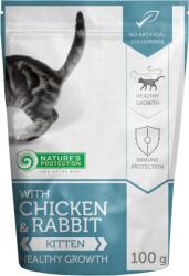 Nature's Protection Kitten Chicken&Rabbit hrana umeda pisici junior cu pui iepure 100 G