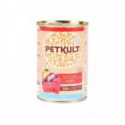 PETKULT Hrana umeda caini Petkult Junior cu vita 400 g