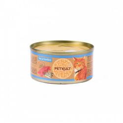 PETKULT Hrana umeda pisici Petkult Cat cu ton si sardine 80 g