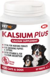 Supliment alimentar de calciu pentru caini si pisici Vetiq Kalsium Plus 60 Tablete