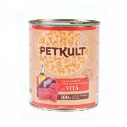 PETKULT Hrana umeda caini Petkult Adult cu vita 800 g