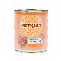 PETKULT Hrana umeda caini Petkult Sensitive cu curcan si cartof conserva 800 g