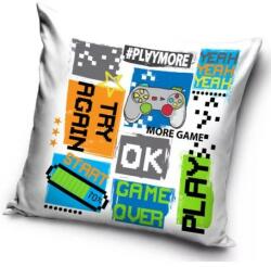  Gamer Try Again párna, díszpárna 40 x 40 cm (CBX544154)