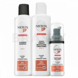  Nioxin System 4 Trial Kit készlet ritkuló festett hajra 150 ml + 150 ml + 40 ml