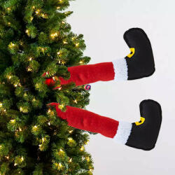 Deconline Xmas XL Mikulás láb csizmával 59 cm leszúrható (DO109033)