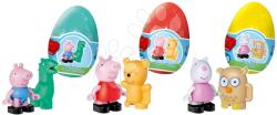 BIG Joc de construit Peppa Pig Funny Eggs XL PlayBig Bloxx Big în ou cu figurine set 3 modele de la 1, 5-5 ani (BIG57174)
