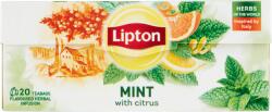 Lipton Mint with Citrus ízesített gyógynövénytea 20 filter 26 g