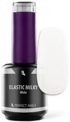 Perfect Nails Elastic Milky White Gel - Ecsetes Műkörömépítő Tejfehér Zselé 15ml