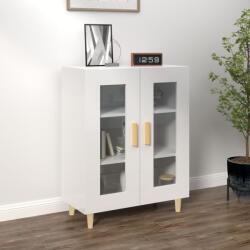 vidaXL Servantă, alb extralucios, 69, 5x34x90 cm, lemn compozit (812120) Comoda