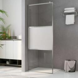 vidaXL Paravan de duș walk-in, 100 x 195 cm, sticlă ESG semi-mată (146642) - vidaxl
