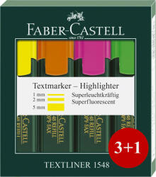 Faber-Castell Textmarker Set 3+1 1548 Faber-castell (fc254831)