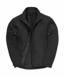 B&C Collection Férfi hosszú ujjú Softshell B and C ID. 701 Softshell Jacket 3XL, Fekete/fekete