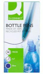 Q-CONNECT Химикалка Recycled 10 броя синя