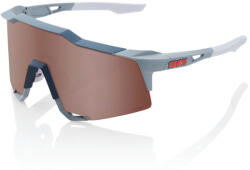 100% SPEEDCRAFT Soft Tact Stone Grey szürke napszemüveg (HIPER ezüst lencse)