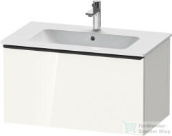 Duravit D-NEO 810x462 mm-es 1 fiókos alsószekrény 233683, 234583, vagy 234683 mosdóhoz, White High Gloss Decor DE426202222 (DE426202222)